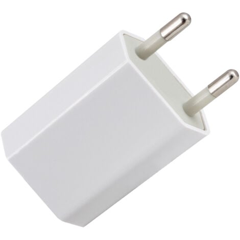 Adaptateur de Courant USB Blanc