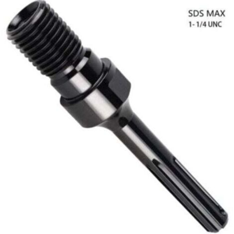 Adaptateur de couronne diamantée MAX PLUS – 1 1/4" UNC, compatible carotteuse 190 mm, acier trempé, 1 pièce