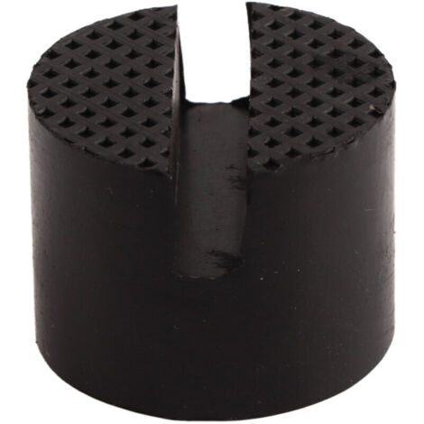 Adaptateur de Cric de Plancher de Rail de Cadre Fendu de 5 Cm de Diamètre-Support de Levage Coussin de Cric de Voiture avec Support de Support de Tampon en Caoutchouc.