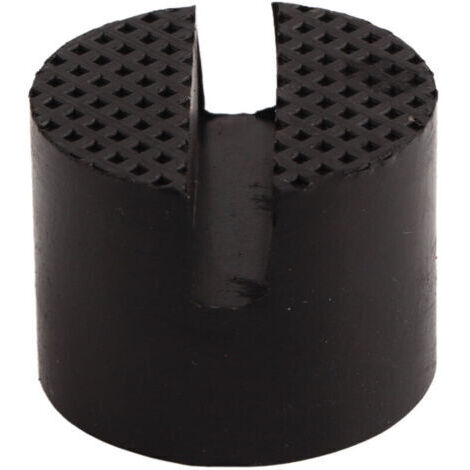 Adaptateur de Cric de Plancher de Rail de Cadre Fendu de 5 Cm de Diamètre-Support de Levage Coussin de Cric de Voiture avec Support de Support de Tampon en Caoutchouc.
