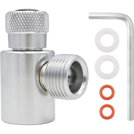 Adaptateur de cylindre de CO2, adaptateur de recharge de CO2, réservoir de remplissage de CO2 TR21.4 à W21.8, réducteur de pression, kit de raccordement pour réservoir de dioxyde de carbone