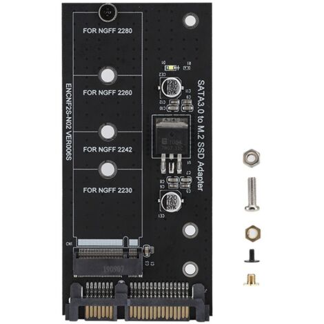 Adaptateur de disque dur SSD M.2 NGFF vers SATA 22 broches pour performances stables