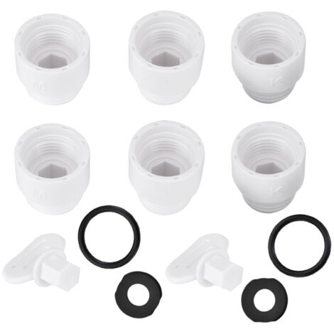 Adaptateur de Douche Japonais ABS KMG, Raccord Flexible G1/2 pour Salle de Bain