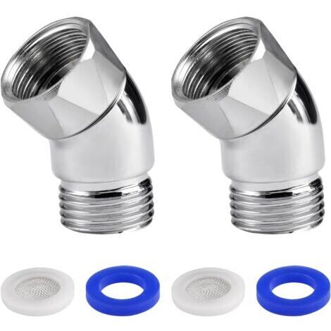 Adaptateur de douchette à 135° Coude 1/2