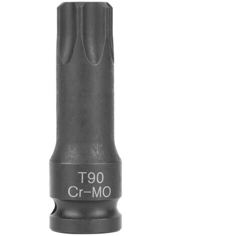 Adaptateur de Douille 1/2" pour Clé à Choc Pneumatique - Embout Étoile T90 - Outils de Réparation Auto