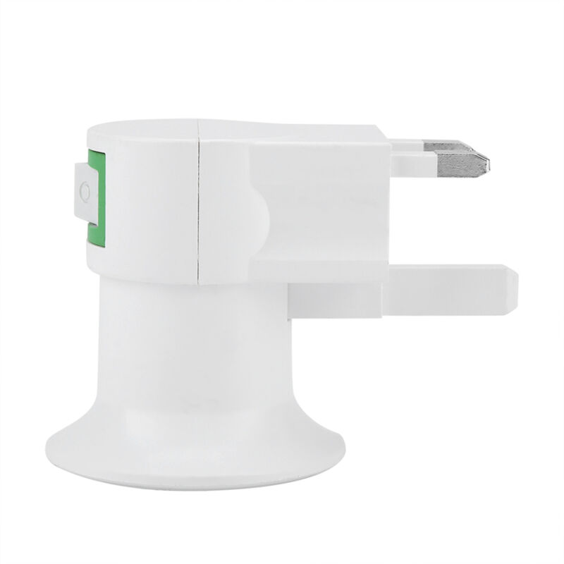 Adaptateur de Douille E27 avec Prise UK, pour Ampoules 85V-265V, Luminaire Murale