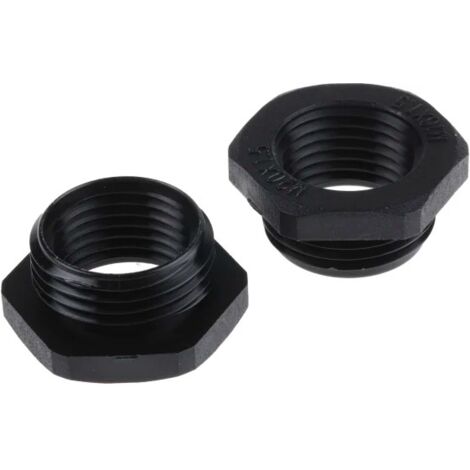 Adaptateur de filetage RS PRO M20 x 1.5mm en Nylon 66 ( Prix pour Sachet de 25 )