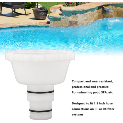 Adaptateur de Filtration pour Piscine Accessoire pour Systèmes RP RX Connexions de Tuyau 1.5 Pouces