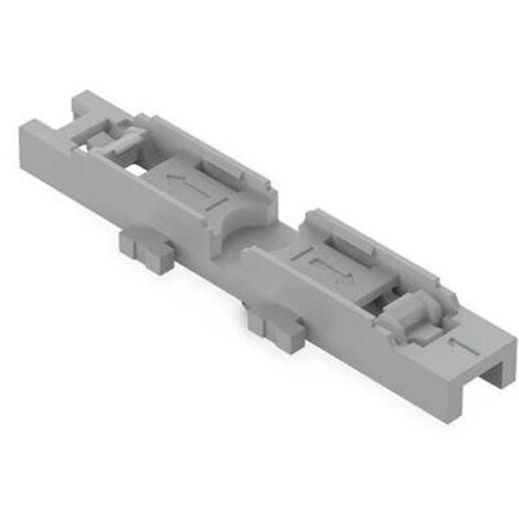 Adaptateur de fixation encliquetable pour rails de montage sans décharge de traction pour 1 connecteur