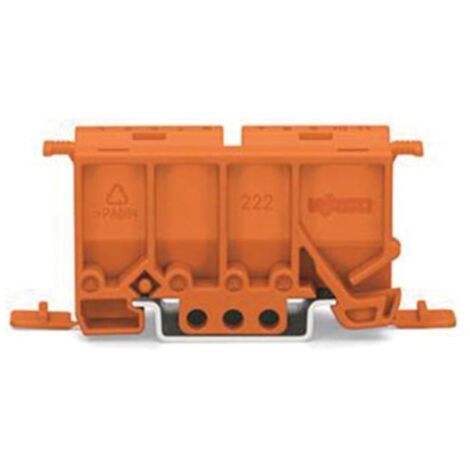 ADAPTATEUR DE FIXATION POUR CONNECTEURS DE 2 À 5 PÔLES, ORANGE