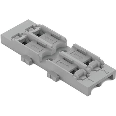 Adaptateur de fixation sans décharge de traction pour 2 connecteurs