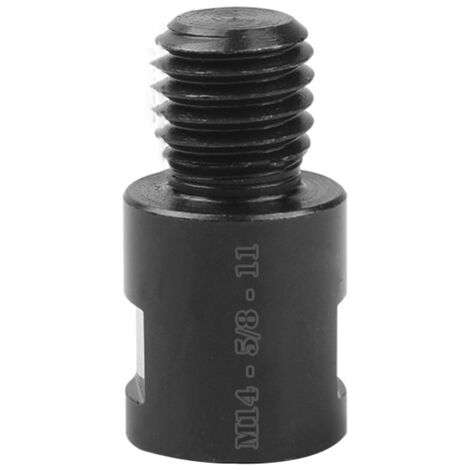 Adaptateur de foret à carottage en acier allié M14 femelle vers 5/8-11 mâle, idéal pour les forets diamantés. Adaptateur de tige de qualité supérieure pour une efficacité de forage accrue.