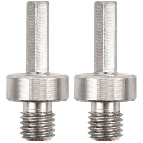 Adaptateur de Foret Diamant - 2 pièces M14 Filetage à 3/8 Hexagonal Tige Scie Cloche Diamant Adaptateur pour Perceuse à Main électrique