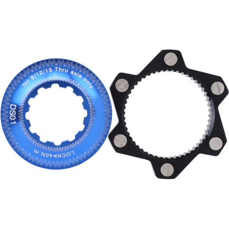 Adaptateur de Frein à Disque 6 Boulons pour Vélo de Montagne, Disque de Frein Central Noir Bleu
