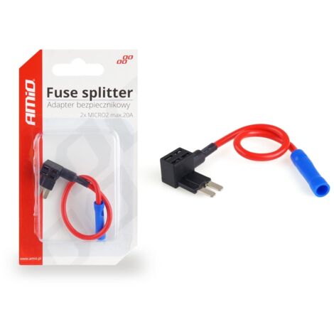 Adaptateur de fusible, fusible de dérivation supplémentaire micro 2 20A amio-02335