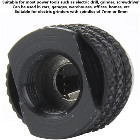 Adaptateur de mandrin 3 mors 8mm pour perceuse-visseuse (queue courte)