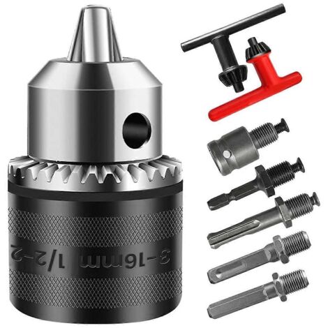 Adaptateur de mandrin de perçage 3-16 mm 1/2-20UNF, pour visseuse à percussion (voir illustration)