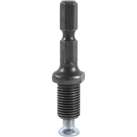 Adaptateur de Mandrin Hexagonal 3/8"-24UNF pour Perceuse à Percussion avec Vis