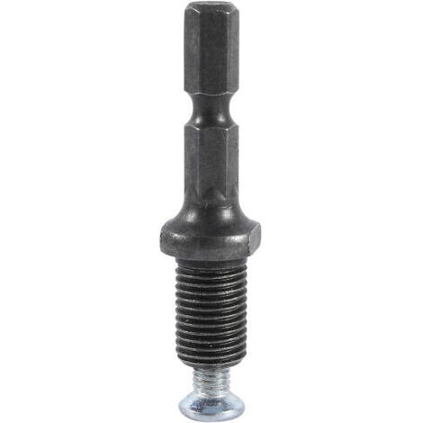 Adaptateur de mandrin pour perceuse à percussion électrique à tige hexagonale, filetage 3/8"-24UNF avec vis