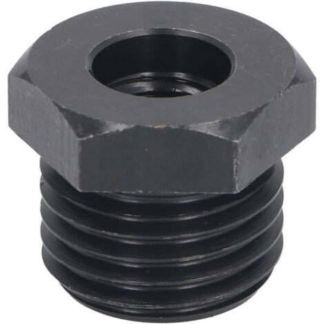 Adaptateur de Mandrin pour Tour à Bois, Adapter Alliage 45 Steel, Modèle 33mm×18mm Pitch 2.5mm, Kit Accessoire Noir pour Tête de Tour à Bois