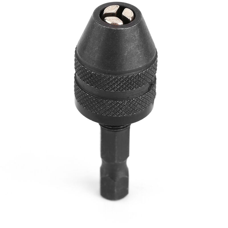 Adaptateur de mandrin sans clé 1/4 po à queue hexagonale, convertisseur à changement rapide 0,3-3 mm SG