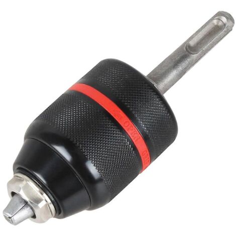 Adaptateur de mandrin SDS à 3 mors avec tige SDS-Plus (voir illustration)