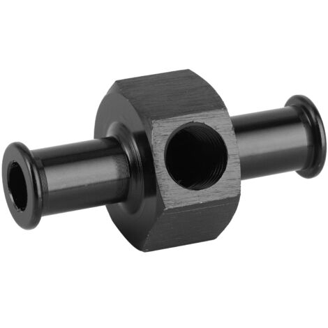 Adaptateur de manomètre de carburant nitreux en alliage d'aluminium universel 3/8in tuyau 1/8in NPT PortBlack