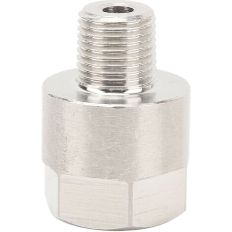 Adaptateur de manomètre de pression d'huile 1/8 pouce NPT mâle vers M10x1,0 femelle pour prise de température du carburant et de l'eau