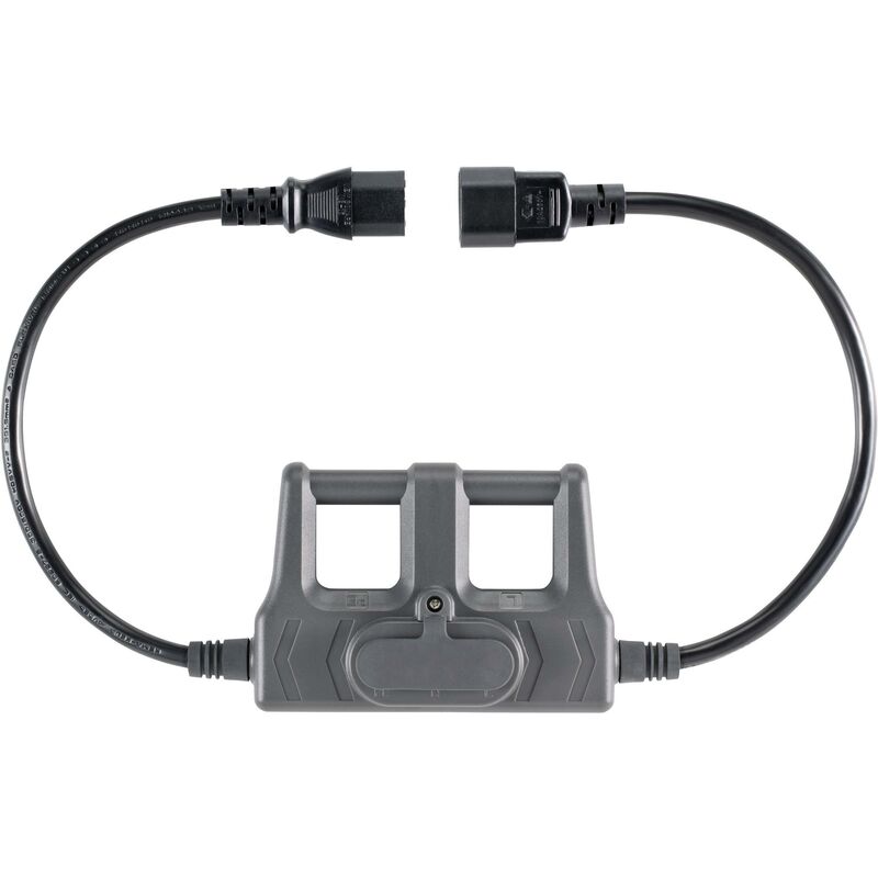CAA-1L 10 Adaptateur de mesure Secteur mâle C14 - Secteur femelle C13 gris foncé R428251 - Voltcraft