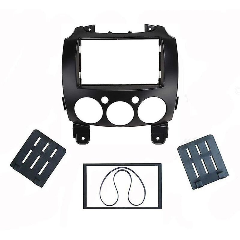 Adaptateur de montage audio pour cadre dvd, garniture de tableau de bord, panneau de façade, radio stéréo, garniture de tableau de bord pour Mazda 2