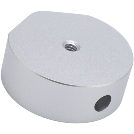 Adaptateur de montage pour trépied Satellite, alliage d'aluminium universel, Conversion filetée de 1/4 pouces pour plat rectangulaire, argent.
