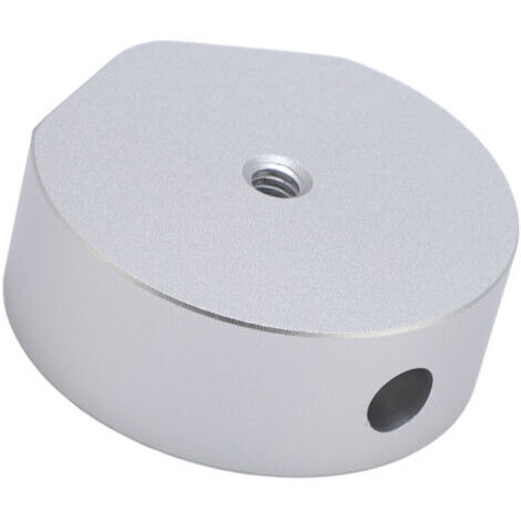 Adaptateur de montage pour trépied Satellite, alliage d'aluminium universel, Conversion filetée de 1/4 pouces pour plat rectangulaire, argent.