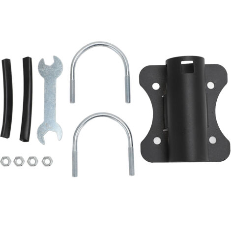Adaptateur de montage sur poteau d'antenne parabolique, antenne extérieure en acier inoxydable, support de serrage à boulon en U pour Kit Internet Starlink V2.
