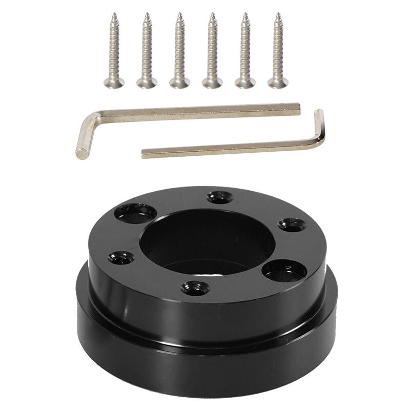 Lntyq - Adaptateur de moyeu de volant de 2,76 pouces, adaptateur de commande de volant en alliage d'aluminium pour Logitech G25 G27 G29 G920, pour