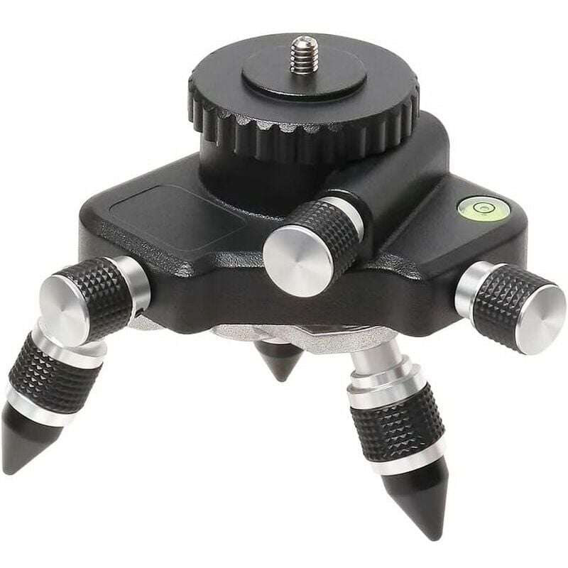 Adaptateur de niveau laser – Base rotative à 360° pour connecteur de trépied de niveau laser de ligne, base de trépied pivotante pour adaptateur de
