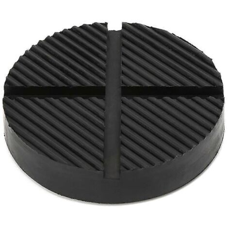 Adaptateur de patin en caoutchouc pour cric de sol universel, fixation par pincement, côté soudure, 12,5 cm x1