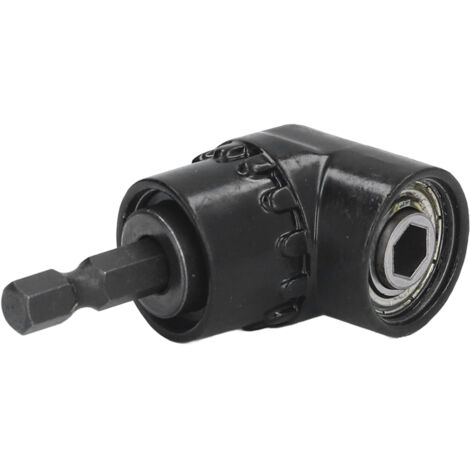 Adaptateur de perceuse à Angle droit, fixation de porte-embout coudé, accessoire à tige hexagonale de 1/4 pouces