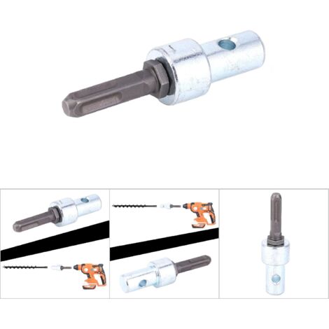 Adaptateur de Perceuse à Percussion pour Tarière - Connexion Carrée 4 Pits