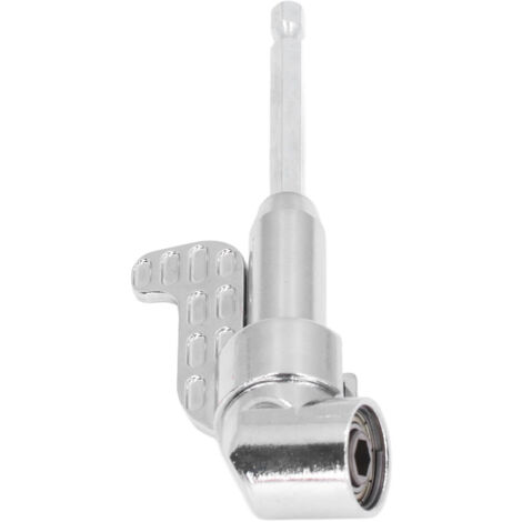 Adaptateur de Perceuse Angulaire 105°, Embout Courbé pour Tournevis Électrique avec Douille 1/4"