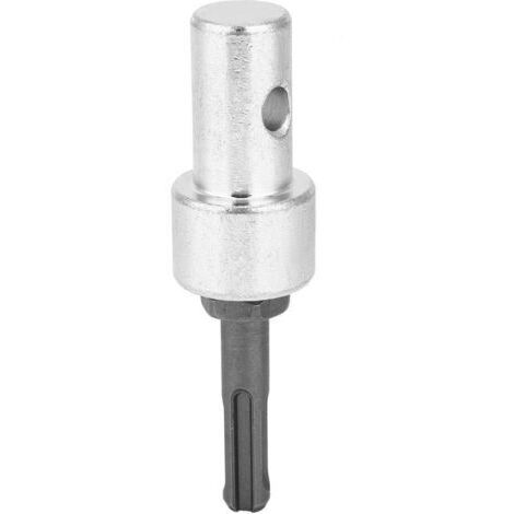 Adaptateur de Perceuse électrique à Tarière de Jardin, Connecteur de Tarière de Terre à 2 Puits pour SDS Plus Perceuse Visseuse Sans Fil Perceuse à Perch