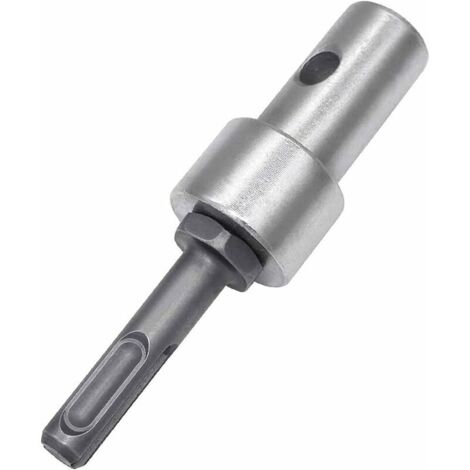 Adaptateur de perceuse électrique pour perceuse sans fil et perceuse sans fil, SDS Plus vers filetage de 1,3 cm (M13 x 15 mm) - Tige ronde pour visseuse à percussion,