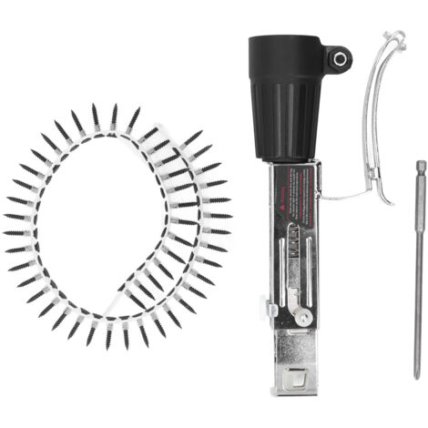 Adaptateur de pistolet à clous à chaîne en alliage d'aluminium, résistant à la Corrosion, réglage de la profondeur, perceuse électrique, vis automatique