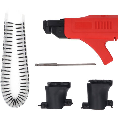 Adaptateur de pistolet à clous à chaîne, réglage de la longueur et de la profondeur, fixation automatique à vis pour perceuse électrique de 47.3 à 75.8mm