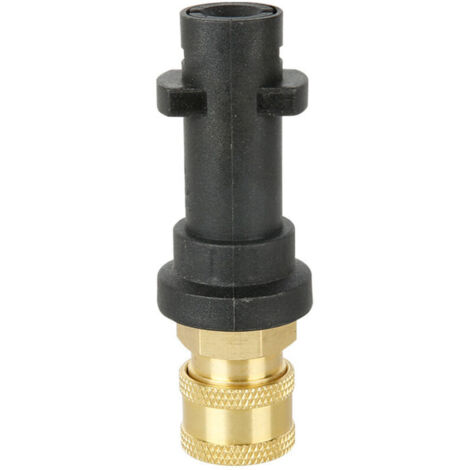 Adaptateur de pistolet pour nettoyeur haute pression avec raccord femelle 1/4‘’ à connexion rapide Compatible avec les nettoyeurs haute pression Karcher/Kärcher série K K2, K3, K4, K5, K6, K7