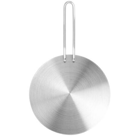 Adaptateur de plaque à Induction, diffuseur de chaleur en acier inoxydable, convertisseur de plaque de cuisinière électrique à gaz 20cm