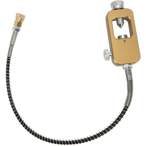 Adaptateur de Plongée Portable DEDEPU 8MM pour Bouteilles Grandes à Petites avec Dragonne et Tube Doré