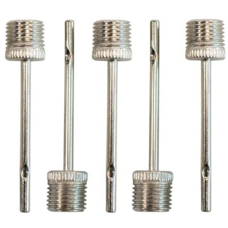 Adaptateur de pompe à aiguille x 5 pour gonfler les ballons de football - ballons de rugby - ballons de volley - ballons de net