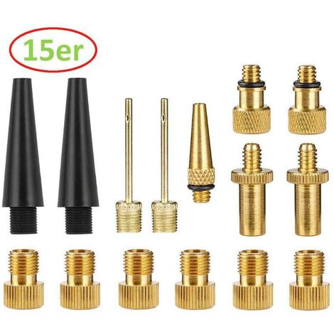 UKOFEW 30 Pièces Embout Pompe Velo, Embout Gonflage Valve Presta