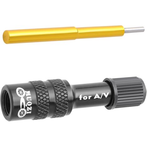 Adaptateur de Pompe de Fourche de vélo, Adaptateur de Fourche de vélo  Adaptateur de vannes Schrader en Alliage d'aluminium  Accessoires de Pompe à Pneu pour VTT, VTT, vélo de Route