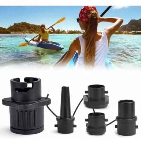 Adaptateur de pompe pour bateau gonflable Convertisseur de pompe à air et valve Kite